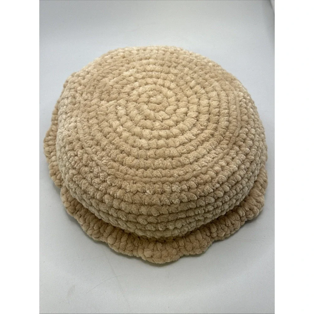 Pumpkin Pie Crochet Pillow Fall Decor 9